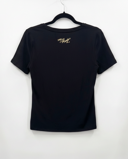 KARL LAGERFELD Black Rocker Choupette Guitar Graphic Tee