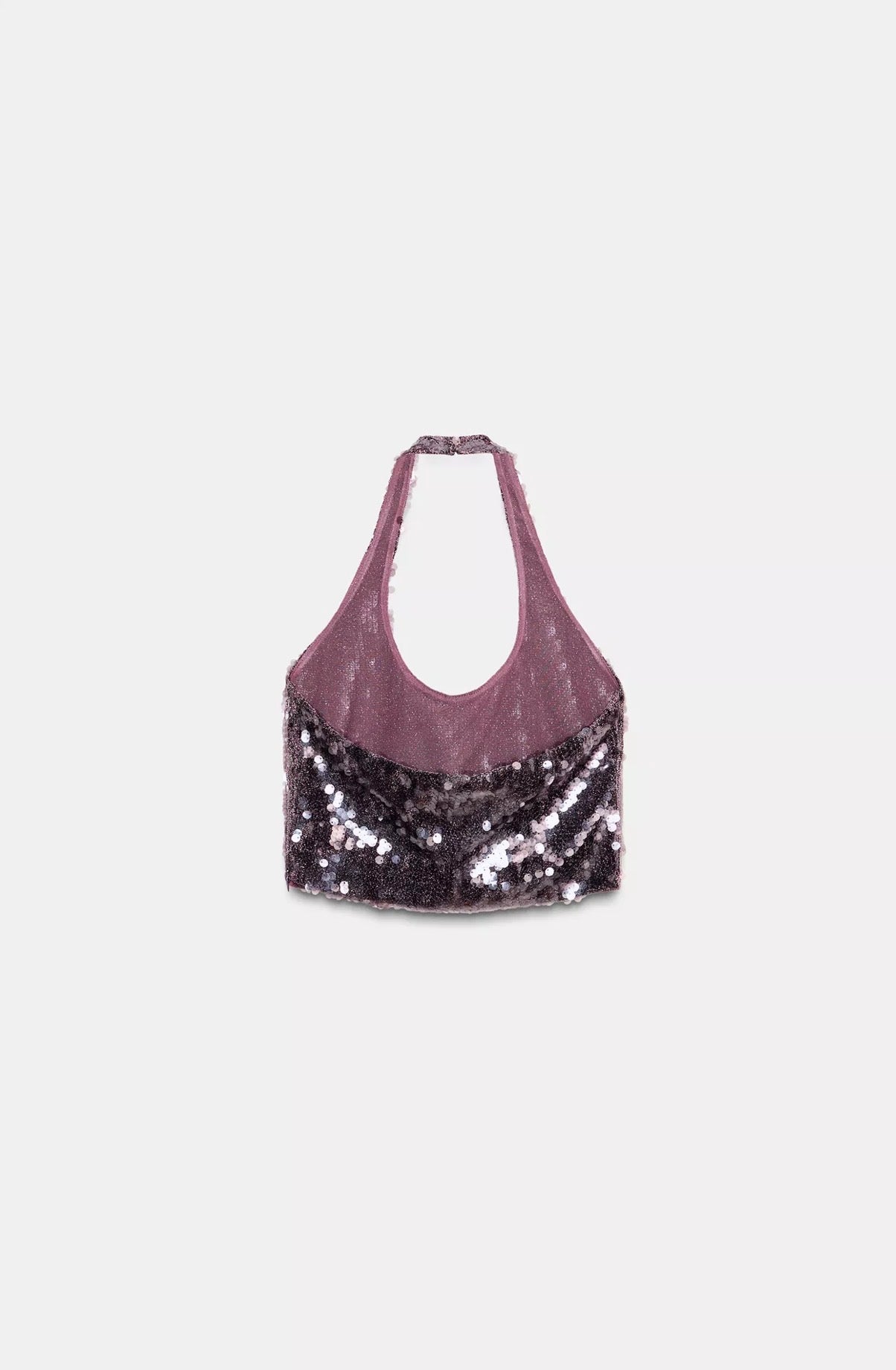 ZARA Sequin Halter Top