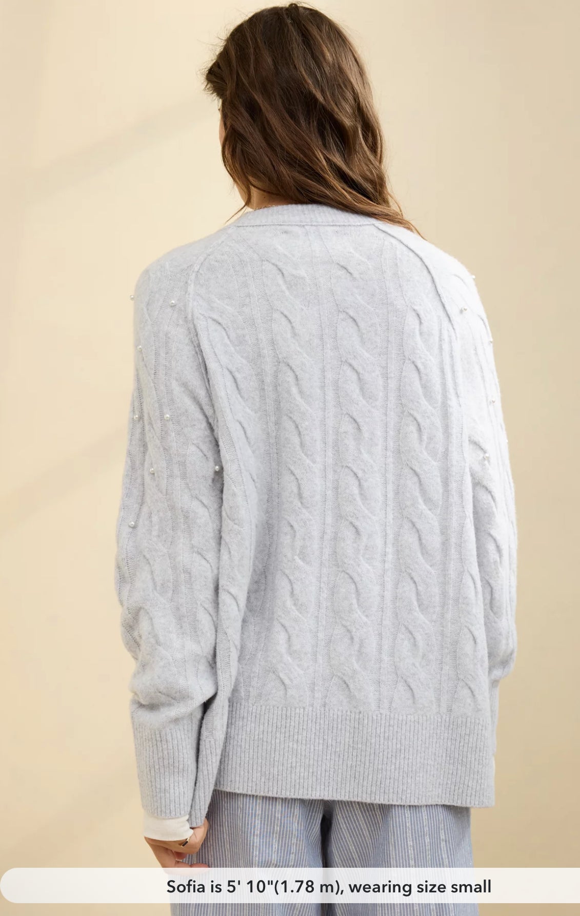 Aerie unREAL Cable Pearl Crew
Sweater