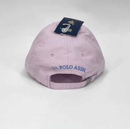 U.S. POLO ASSN. Lilac Cap with Logo Print