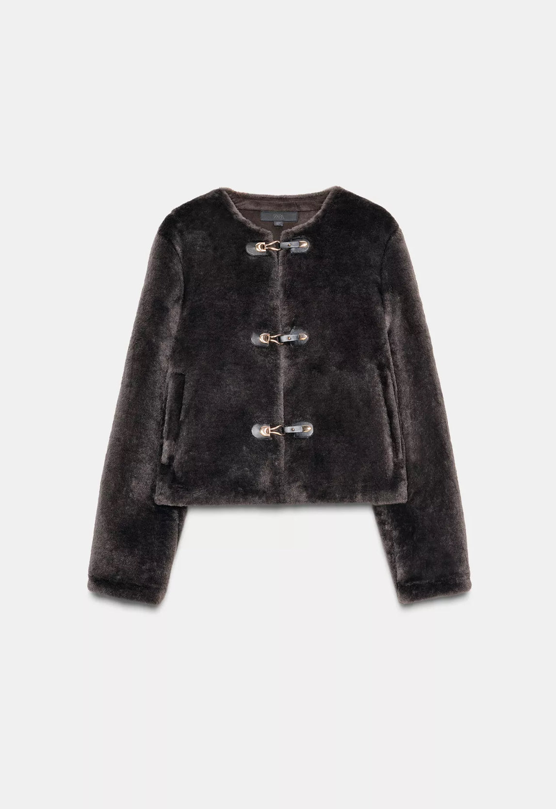 ZARA Double-Faced Toggle Jacket