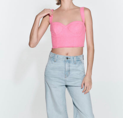 Zara Textured Bustier