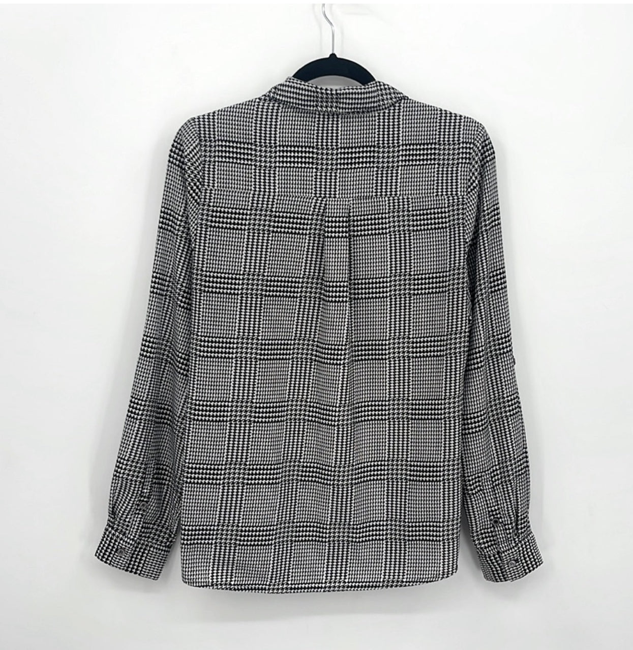 ALFRED SUNG Houndstooth Blouse