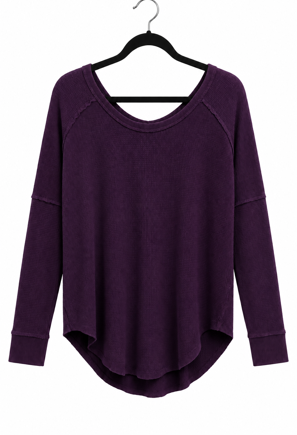 Aritzia TNA Alder Oversized Waffle Knit Top
