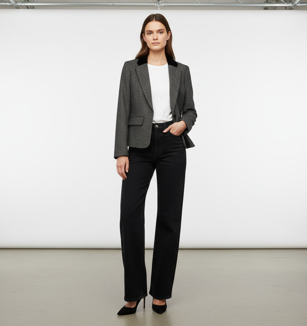 Blazer en laine mélangée American Eagle