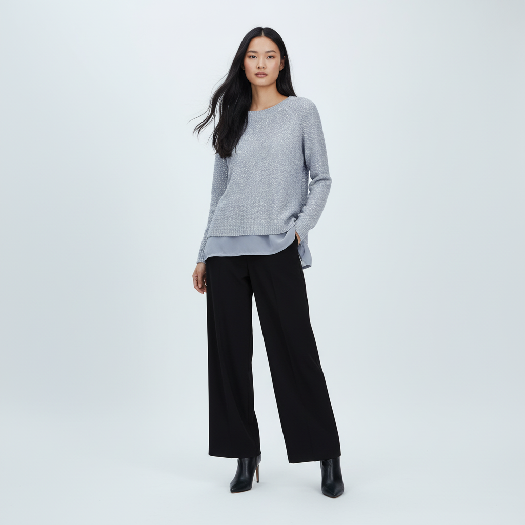 Pull à sequins en tricot Femme Fatale