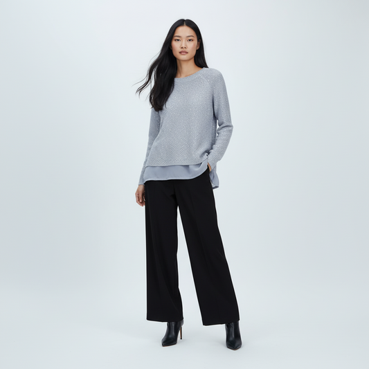 Pull à sequins en tricot Femme Fatale