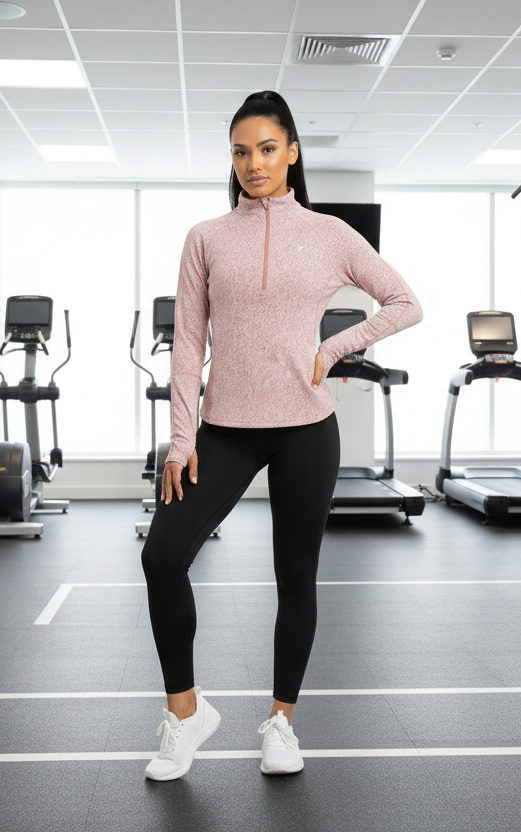 Gymshark 1/4 Open Back Pullover