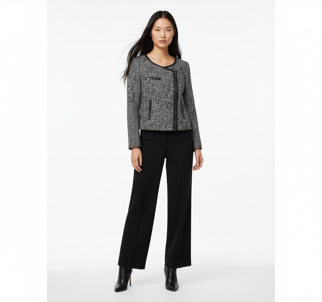 Banana Republic - Veste sans col en tweed