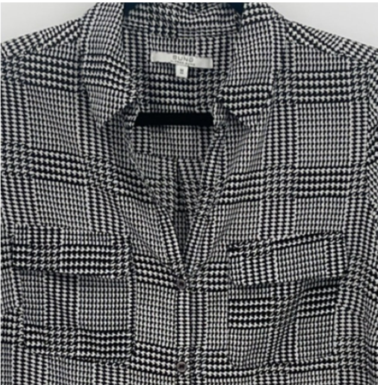 ALFRED SUNG Houndstooth Blouse