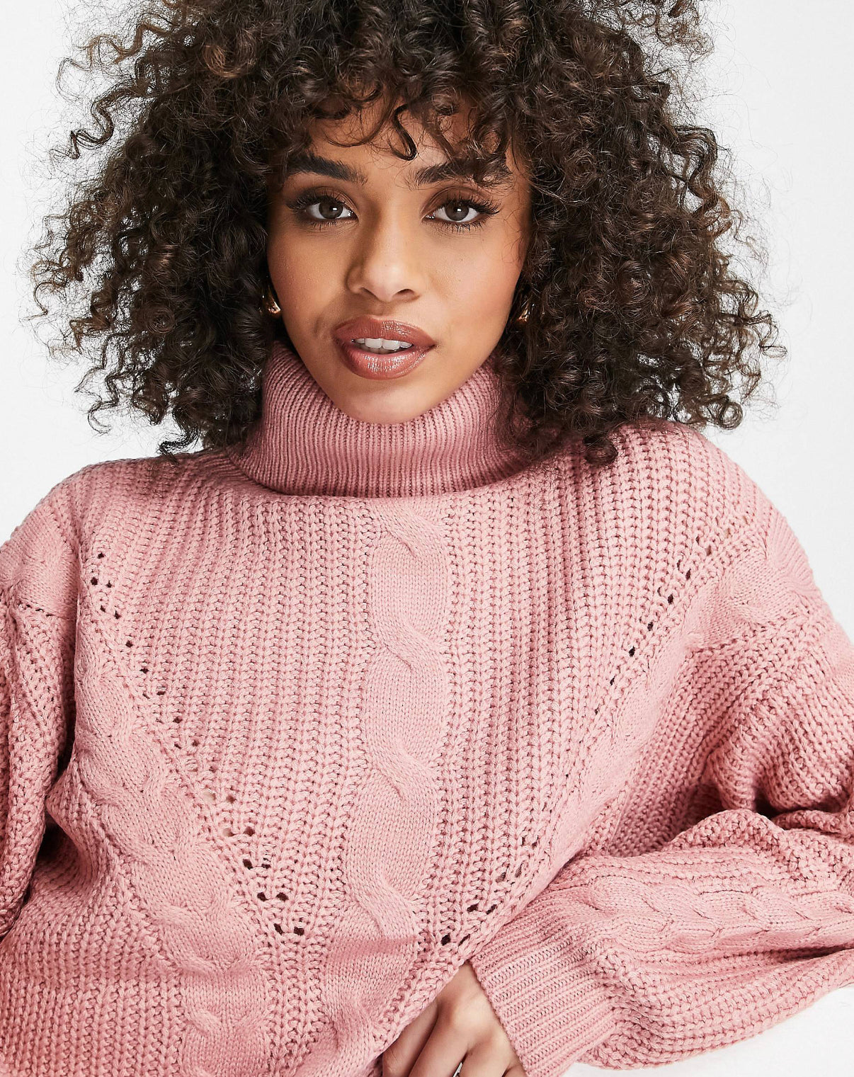 QED London Cable Knit Sweater