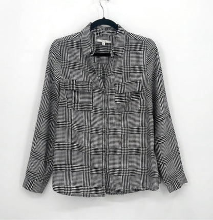 ALFRED SUNG Houndstooth Blouse