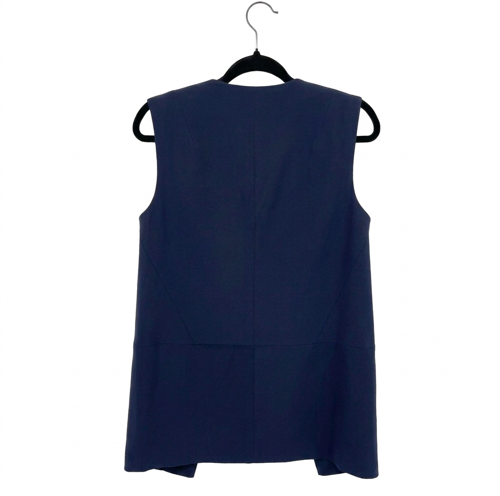 Back vest with pure-white background