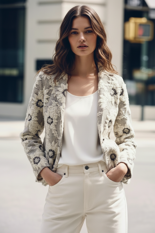 Front view with white top showing