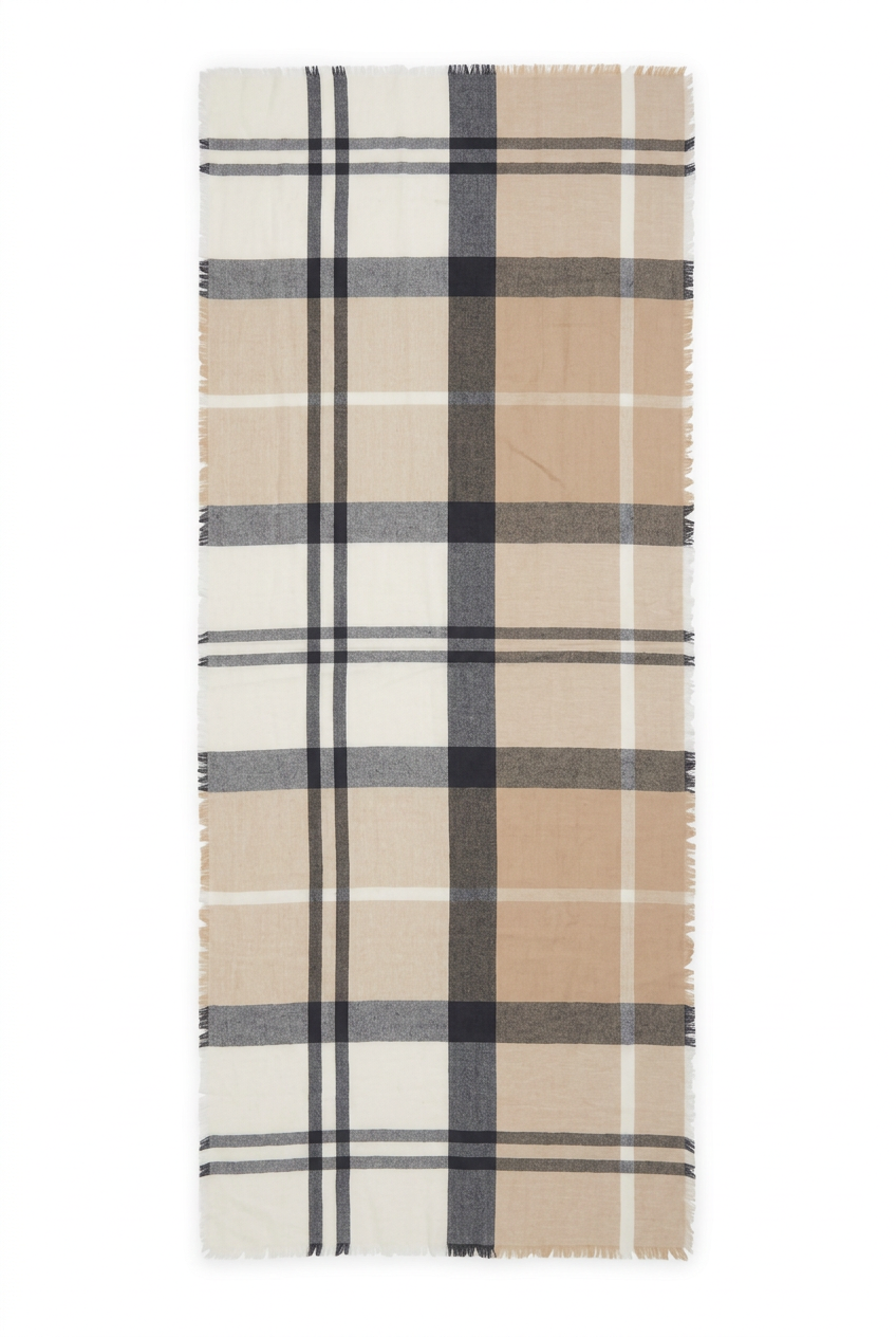 Full scarf on white background