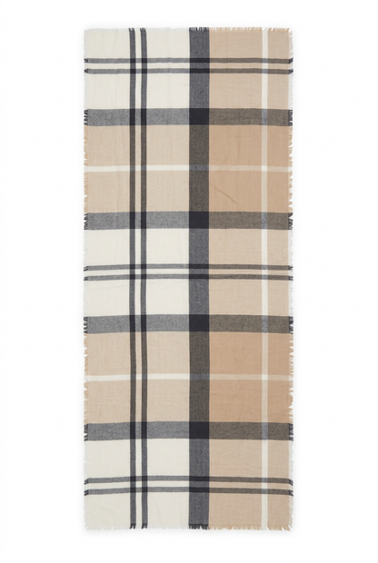 Full scarf on white background