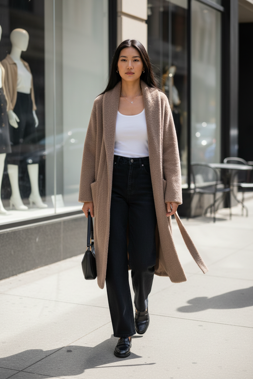 Heartloom Cardigan — City Sidewalk