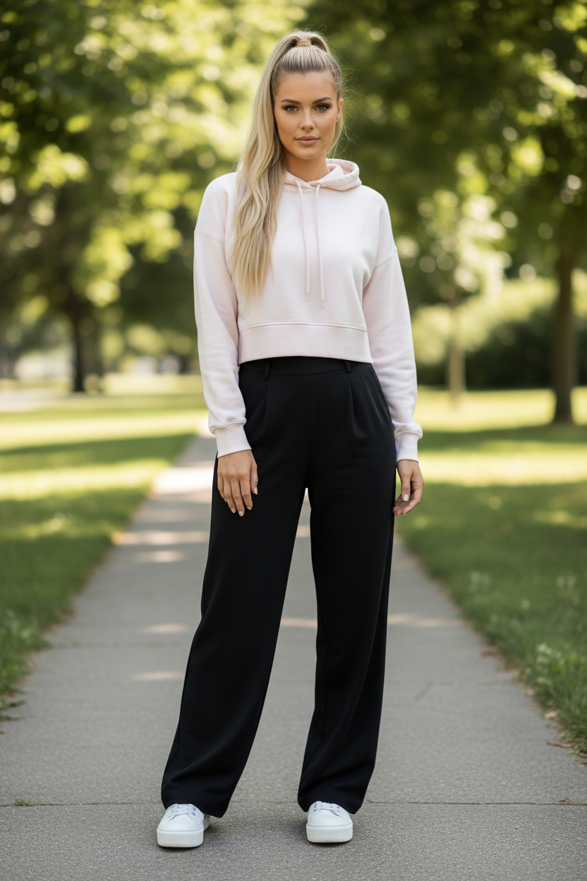 Hoodie - Blonde Model Front