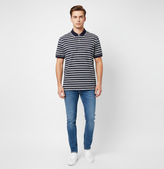 TOMMY HILFIGER Striped Polo Shirt