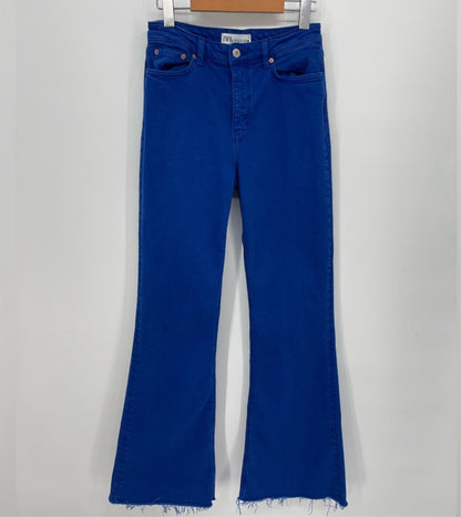 Zara High Rise Skinny Flare Jeans