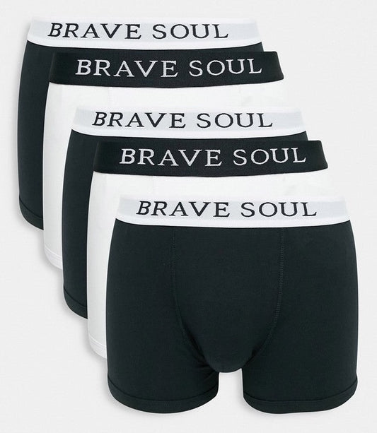 Brave Soul 5 Pack Boxers