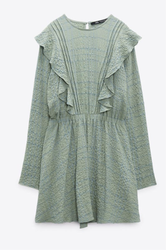 Zara Textured Short Dress