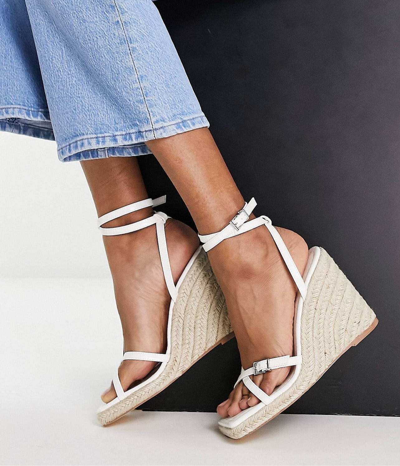 Topshop Wilma Espadrilles compensées hautes