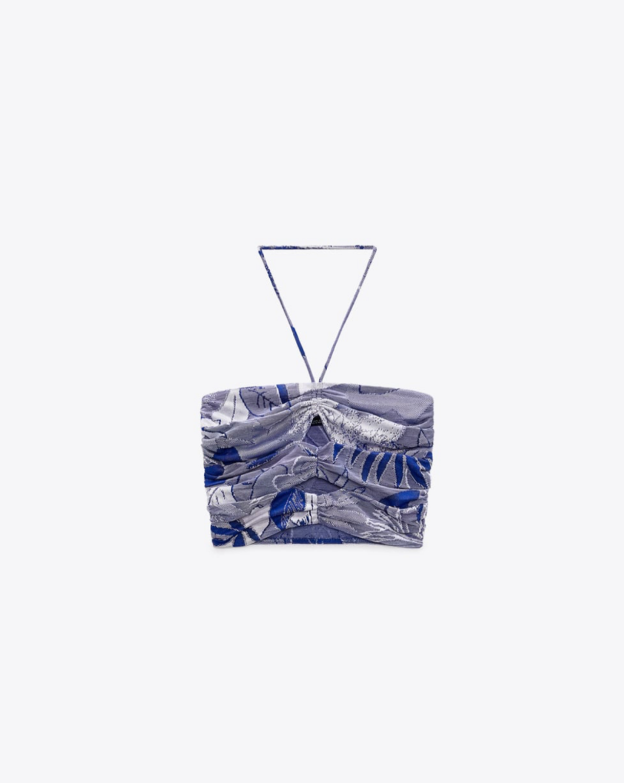 Zara - Haut en jacquard découpé