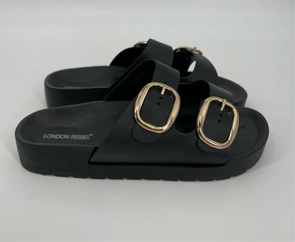Sandales London Rebel à double boucle