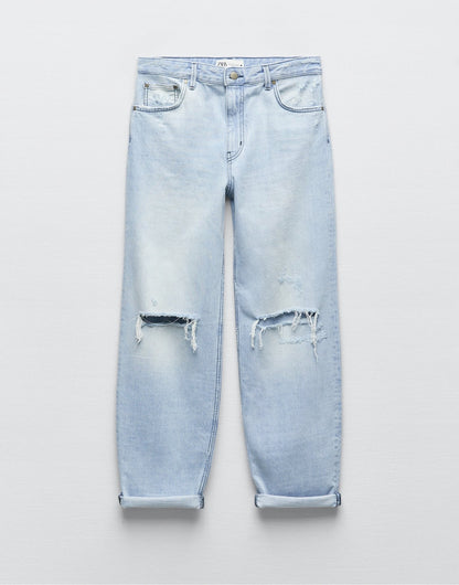 Zara Midrise Boyfriend Jeans