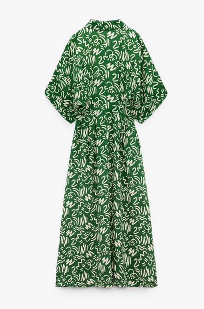 Zara Long Print Dress Change Things Up Zara Long Print Dress Change Things Up