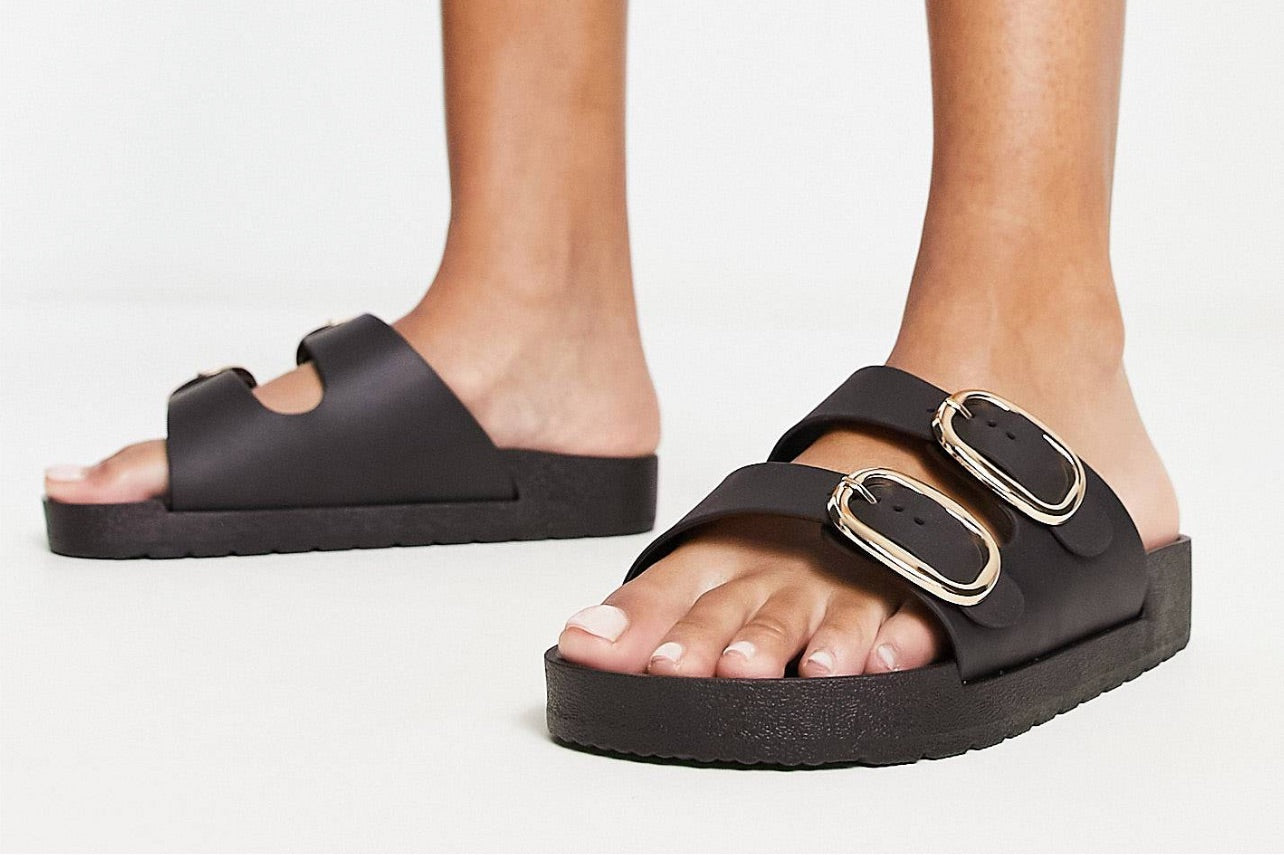 Sandales London Rebel à double boucle