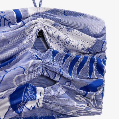 Zara - Haut en jacquard découpé