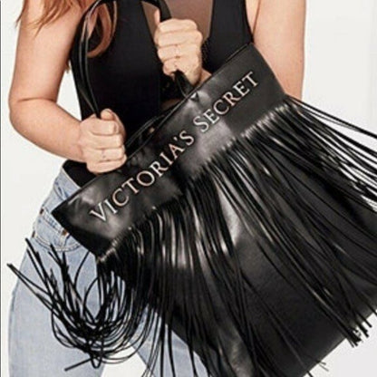 Victoria's Secret Cabas Flirty Fringe en édition limitée NEwPHOTO🔥💙🔥